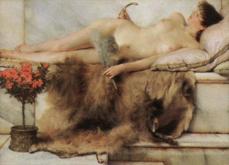Alma-Tadema, Sir Lawrence the tepidarium Spain oil painting art